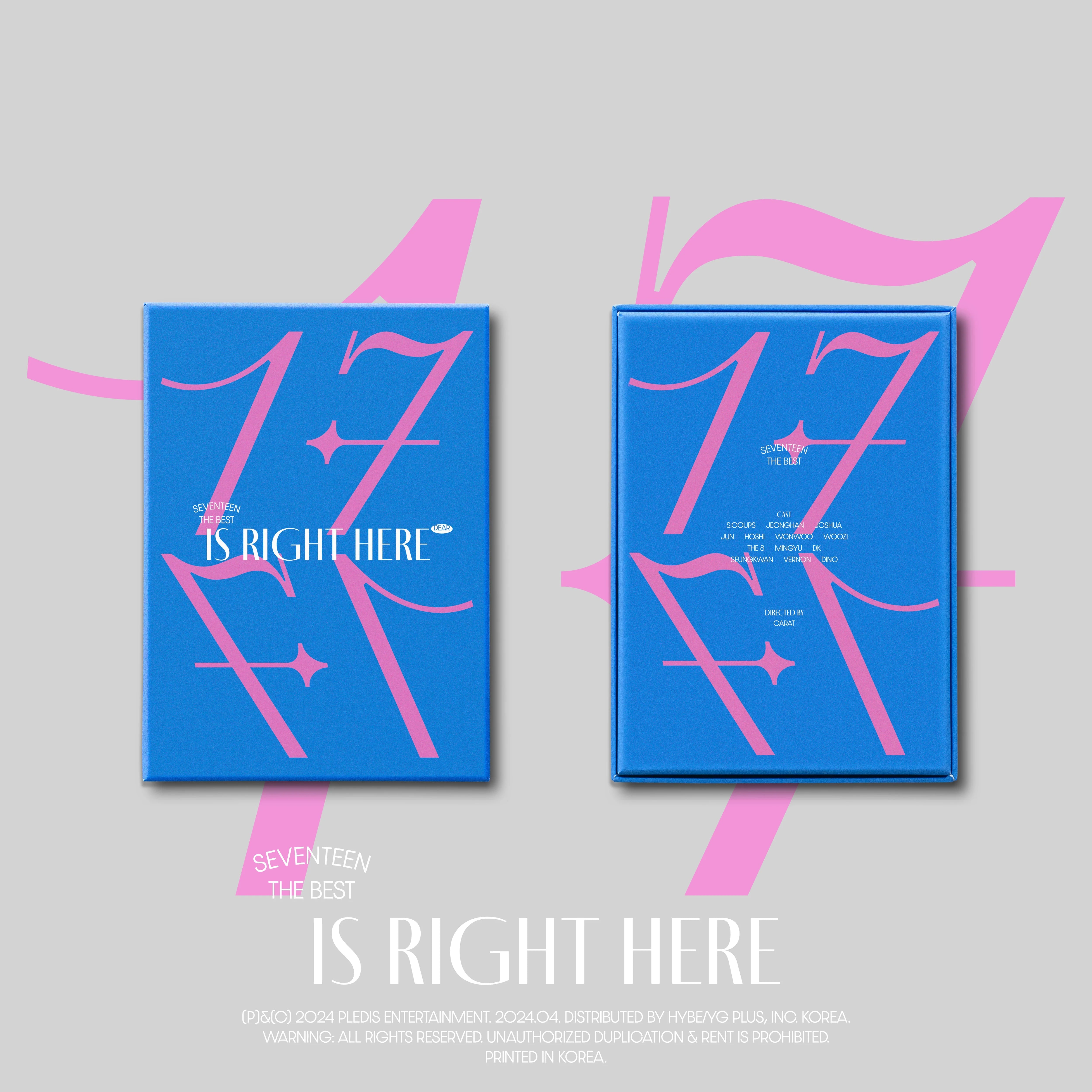 SEVENTEEN - 2nd Compilation Album ' 17 IS RIGHT HERE' (DEAR ver.)