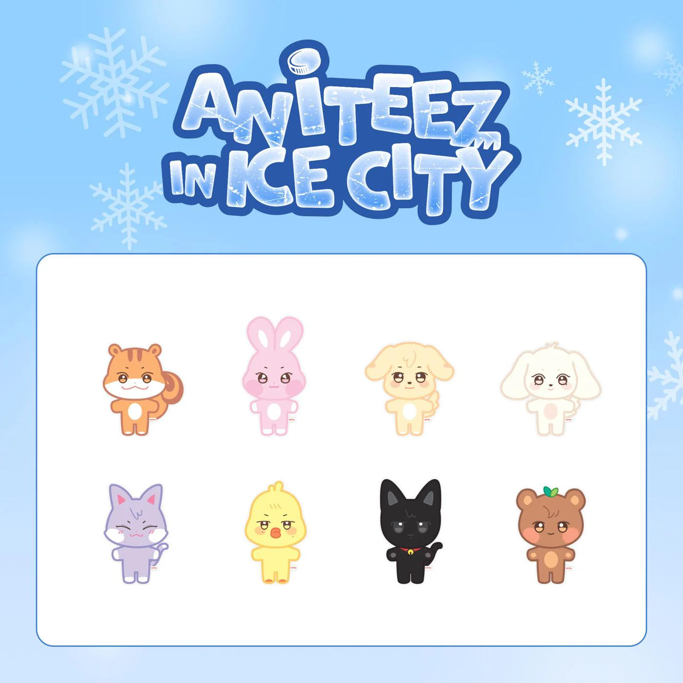 ATEEZ - 2024 ANITEEZ Pop-Up Plush Doll / ANITEEZ IN ICE CITY / Official Merchandise