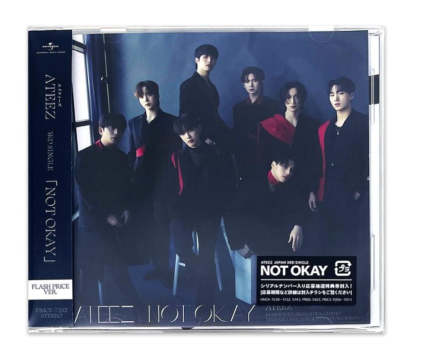 ATEEZ - 3rd Japan Single Album 'NOT OKAY' (Standard ver.)