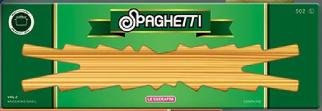 LE SSERAFIM - 1st Single Album 'SPAGHETTI'