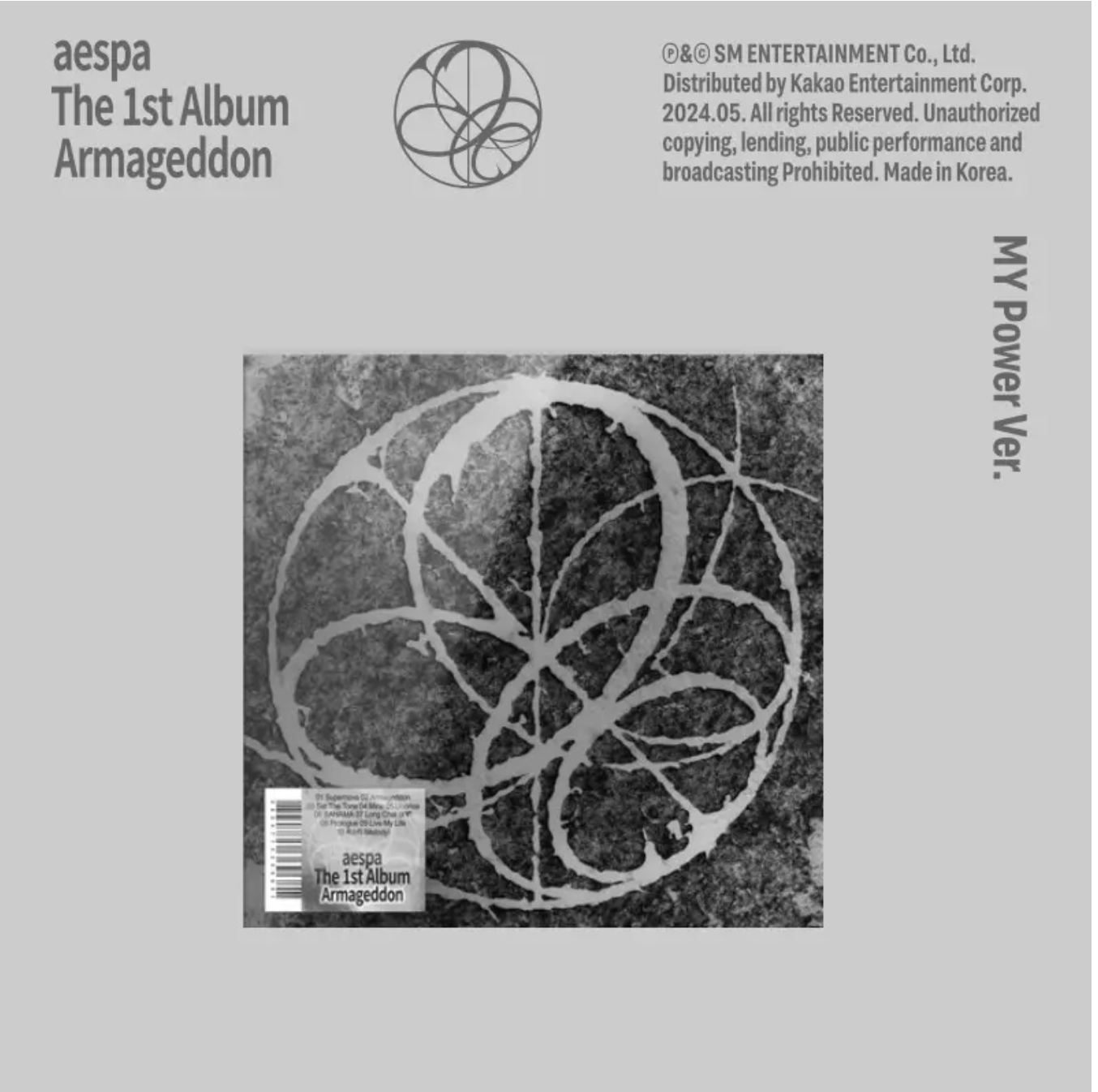 aespa - The 1st Album 'Armageddon' (My Power ver.)