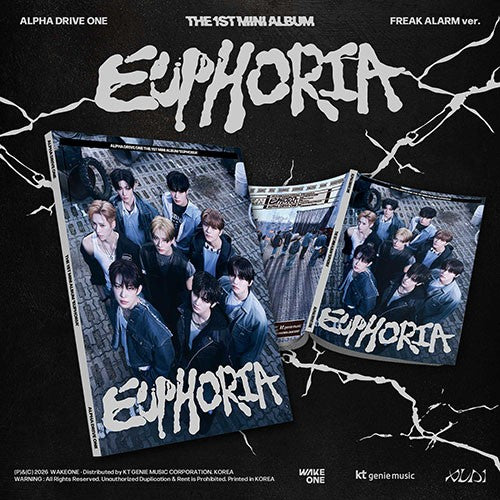 ALPHA DRIVE ONE - 1st Mini Album 'EUPHORIA' (FREAK ALARM ver