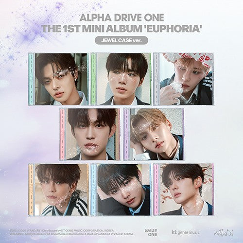 ALD1 EUPHORIA jewel case 40枚 CD 本体 未視聴 ALPHA DRIVE ONE - 1st Mini Album 'EUPHORIA' (JEWEL CASE ver