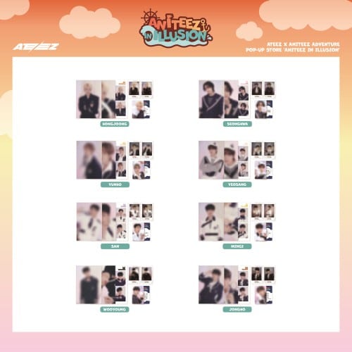 ATEEZ - ANITEEZ ADVENTURE POP-UP MD PHOTO PACKAGE / ANITEEZ IN ILLUSION / Official Merchandise