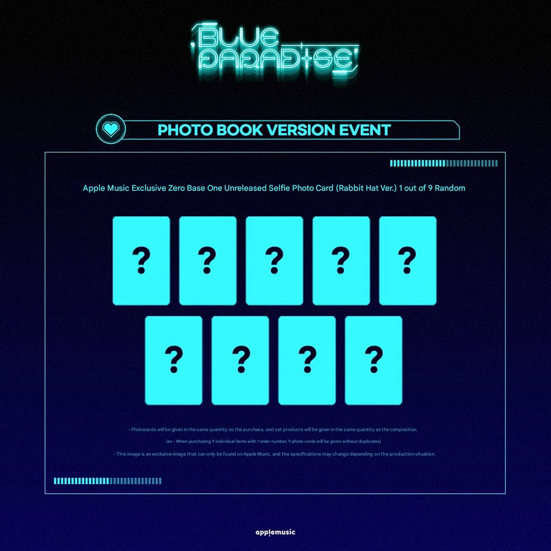 ZEROBASEONE - 5th Mini Album 'BLUE PARADISE'