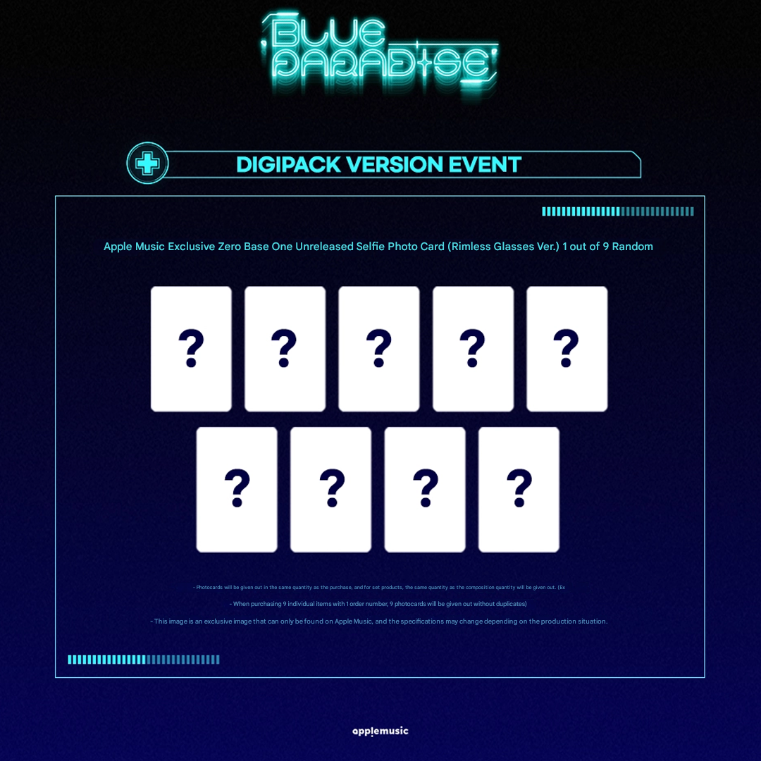 ZEROBASEONE - 5th Mini Album 'BLUE PARADISE' (Digipack Ver.)