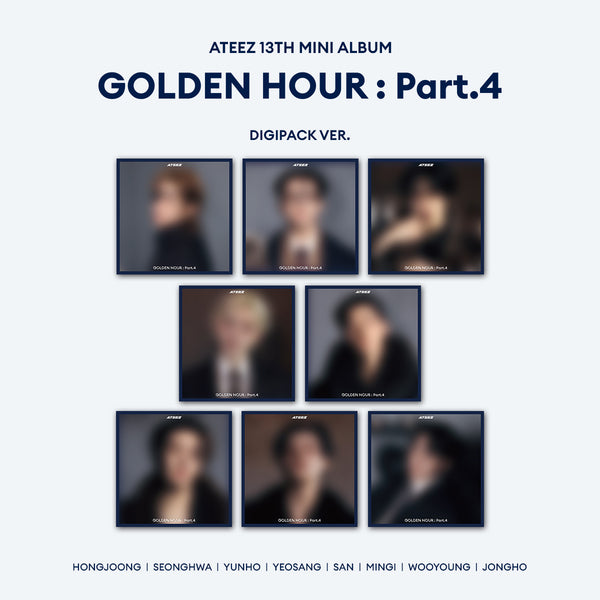 ATEEZ - 13th Mini Album 'GOLDEN HOUR : Part 4' (Digipack ver.)