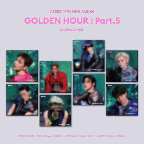 ATEEZ - 14th Mini Album 'GOLDEN HOUR : Part. 5' (DIGIPACK ver.)