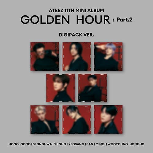 ATEEZ - 11th Mini Album 'GOLDEN HOUR : PART 2' (Digipack ver.)