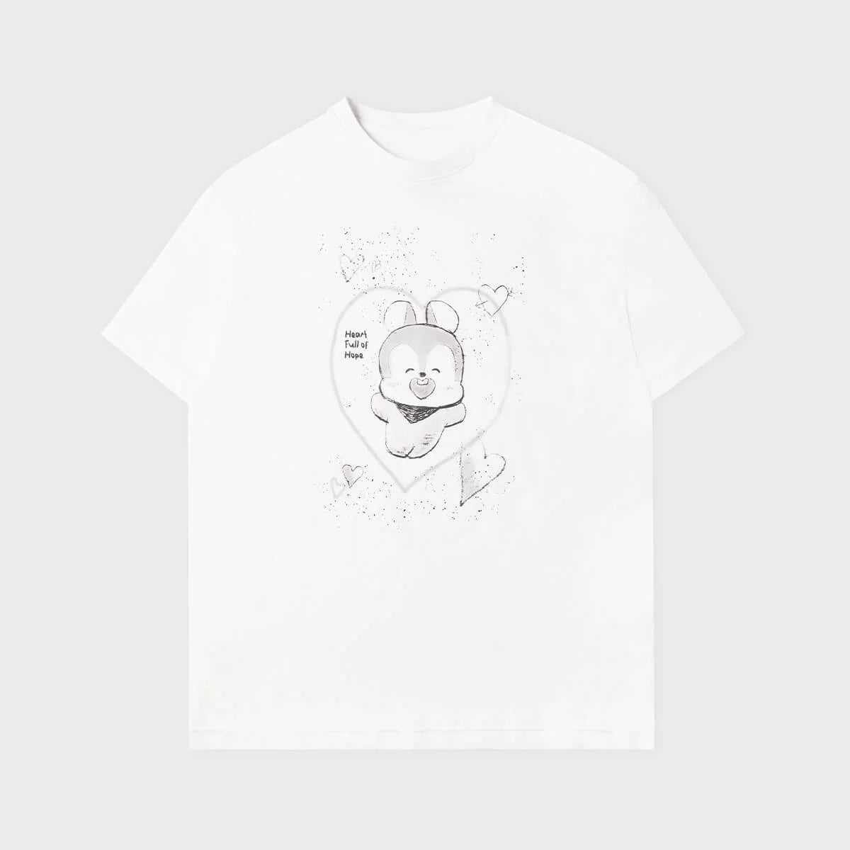 BT21 - MANG Basic Street T-Shirt White / Official Merchandise