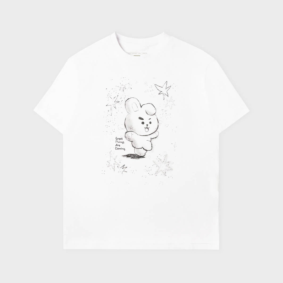 BT21 - COOKY Basic Street T-Shirt White / Official Merchandise