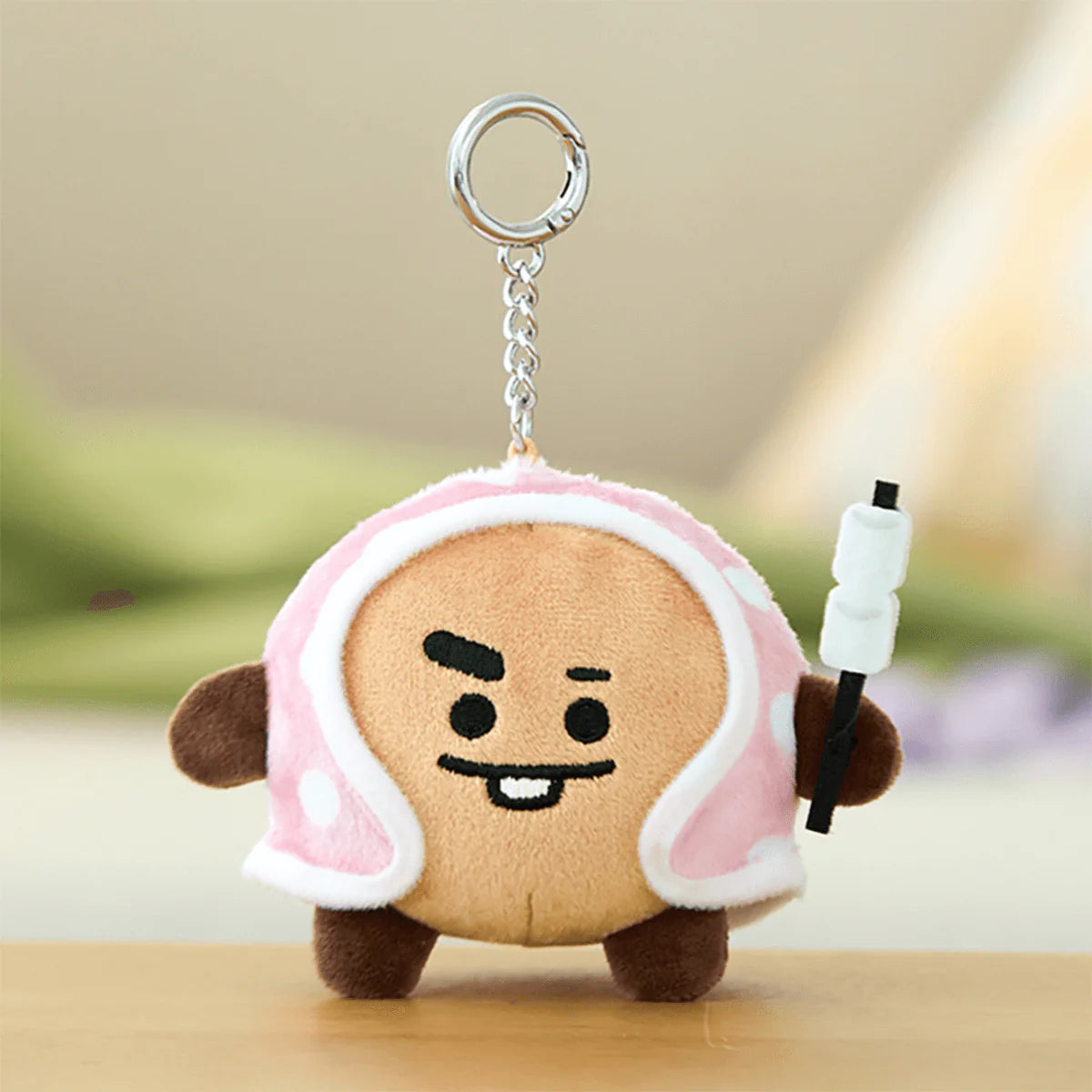 BT21 - Campfire Blanket Plush Keyring / Official Merchandise