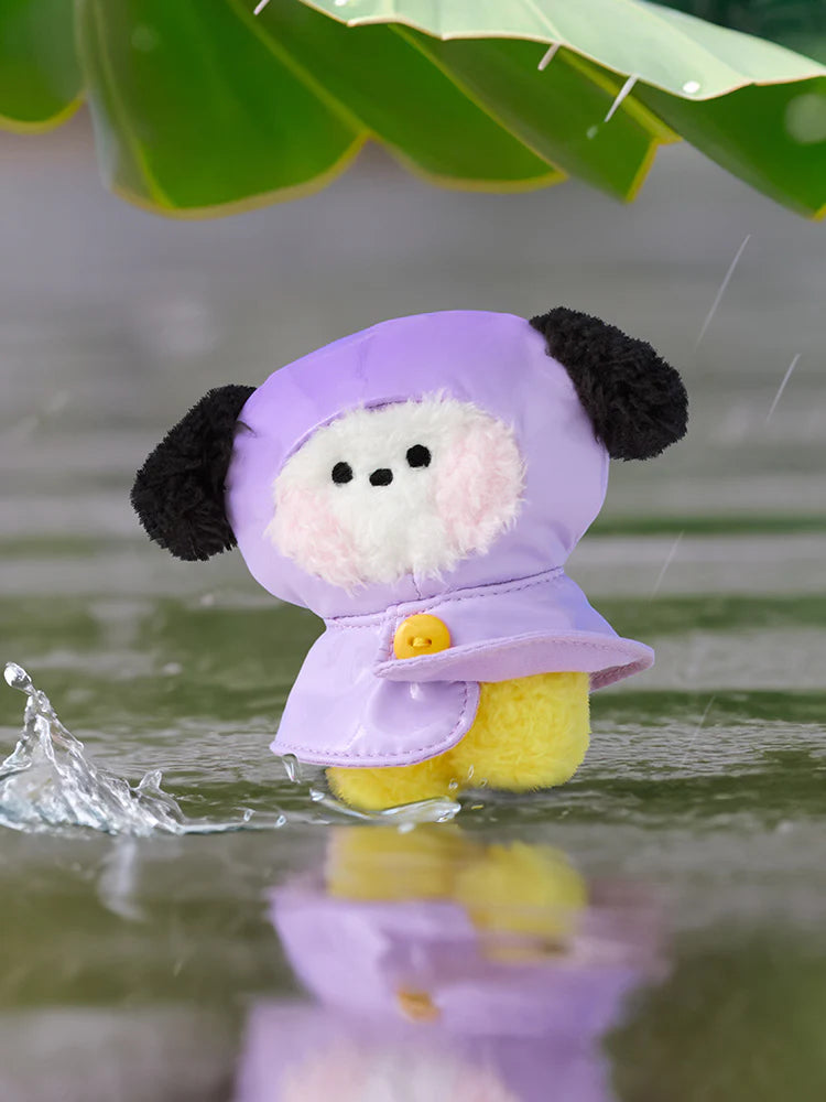 BT21 - mini minini Rainy Day Plush Keyring / Official Merchandise