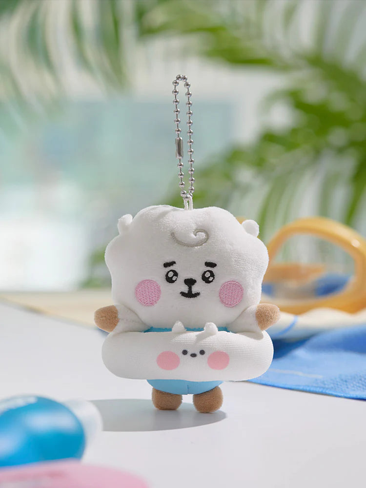 BT21 - Summer Splash Plush Keyring / Official Merchandise