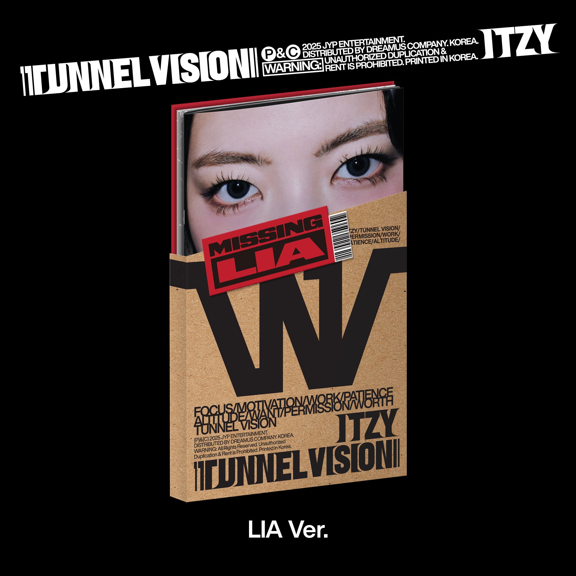 ITZY - 11th Mini Album 'TUNNEL VISION' (Member ver.)
