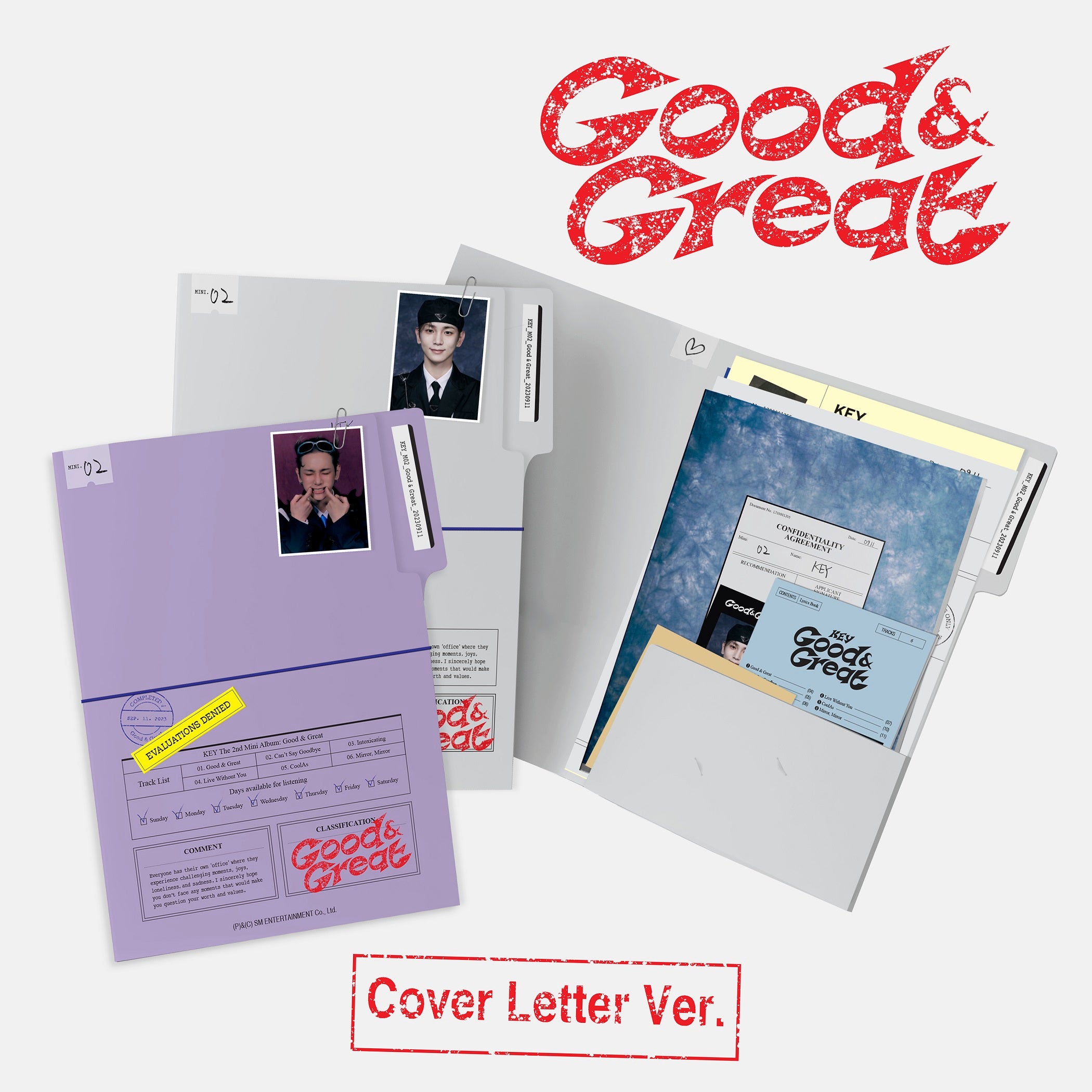 KEY - 2nd Mini Album 'Good & Great' (Cover Letter ver.)