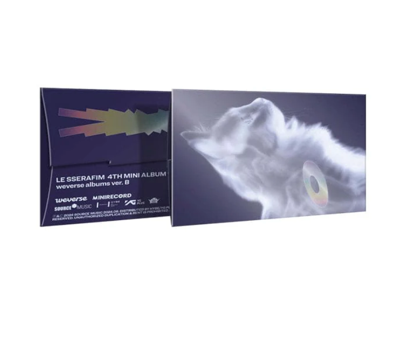 LE SSERAFIM - 4th Mini Album 'CRAZY' (Weverse ver.)