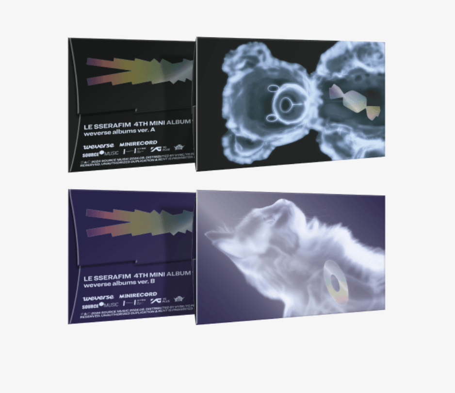 LE SSERAFIM - 4th Mini Album 'CRAZY' (Weverse ver.)
