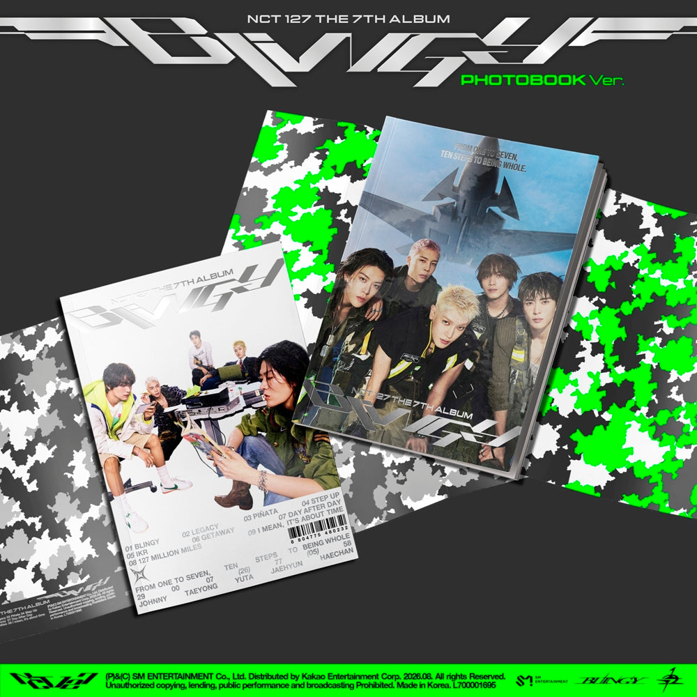NCT 127 - 7th Album 'BLINGY' (Photobook ver.)