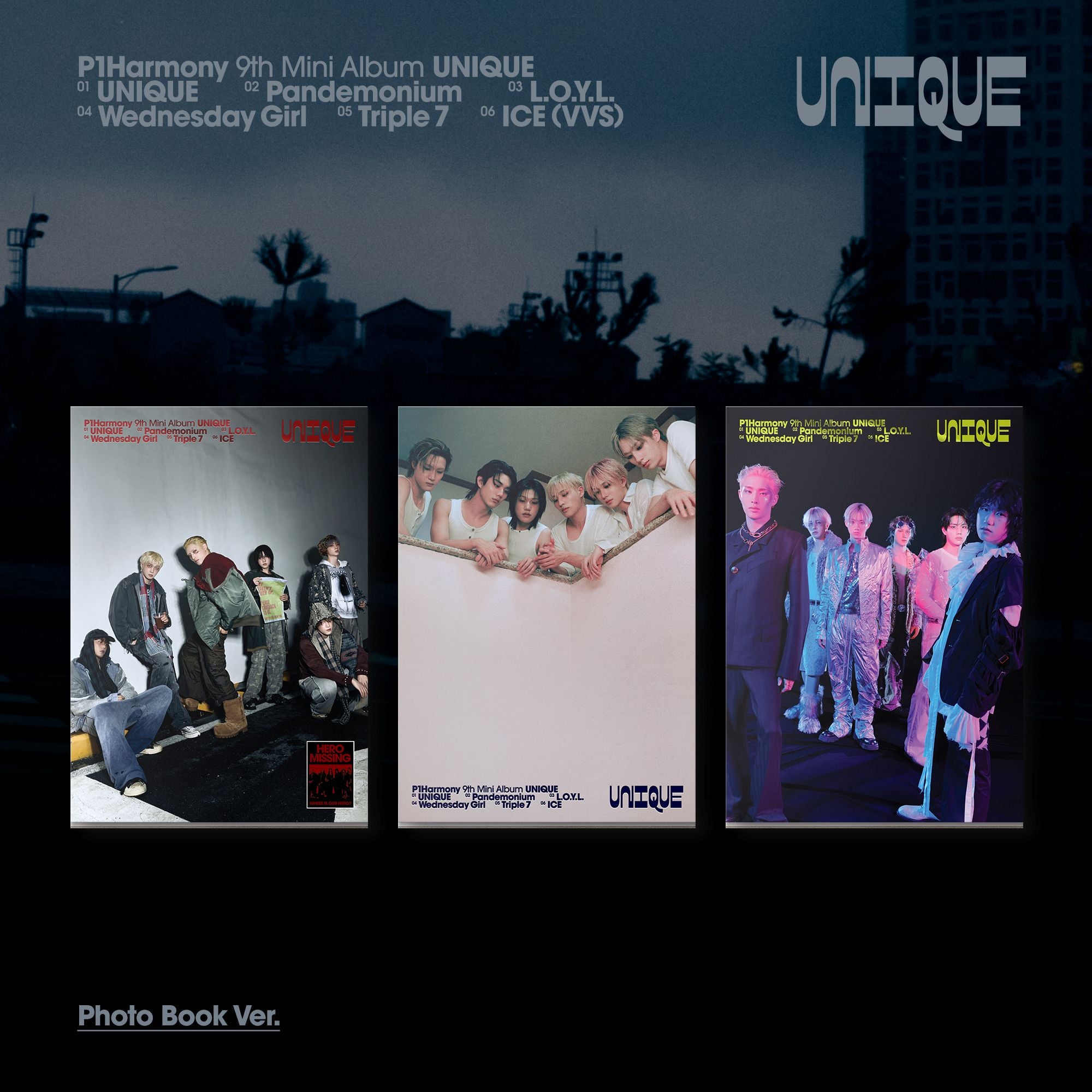 P1Harmony - 9th Mini Album 'UNIQUE' (Photobook ver.) – Kpop Nabi