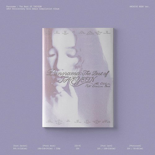 TAYEON (GIRLS' GENERATION) - Compilation Album 'Panorama : The Best of TAEYEON' (ARCHIVE BOOK Ver.)