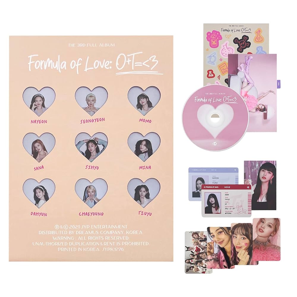 TWICE - 3rd Album 'Formula of Love : O+T=<3'