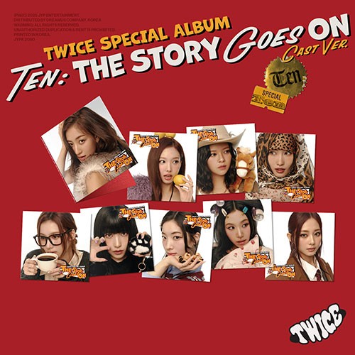 TWICE - Special Album 'TEN : The Story Goes On' (Cast ver.)