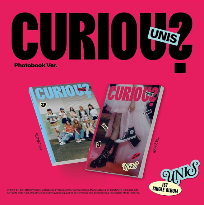 UNIS - 1st Single Album 'CURIOUS' (Photobook ver.)