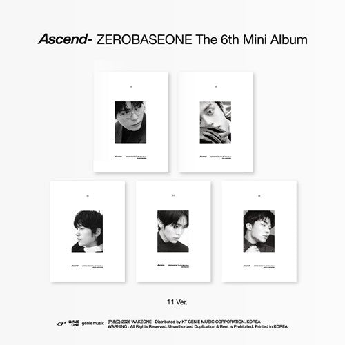 ZEROBASEONE - 6th Mini Album 'Ascend-' (11 ver.)