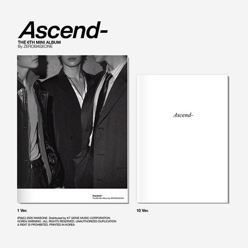 ZEROBASEONE - 6th Mini Album 'Ascend-' (Photobook ver.)