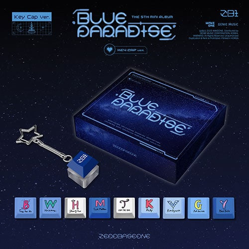 ZEROBASEONE - 5th Mini Album 'BLUE PARADISE' (Key Cap ver.)