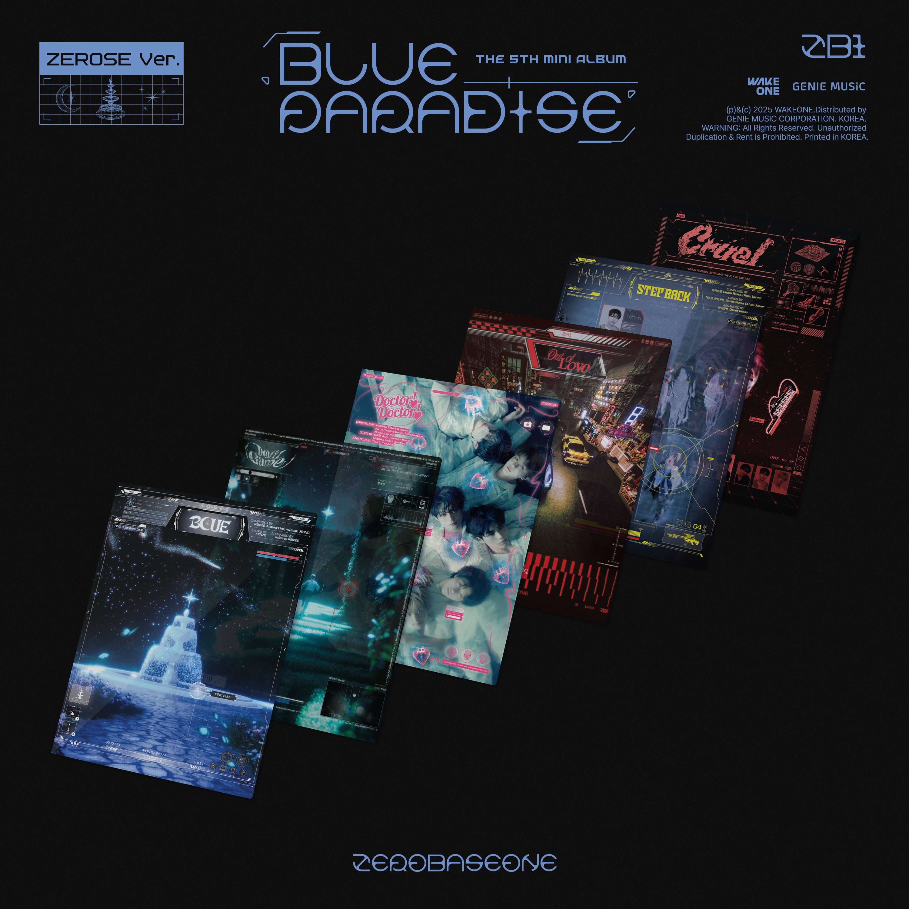 ZEROBASEONE - 5th Mini Album 'BLUE PARADISE' (ZEROSE Ver.)
