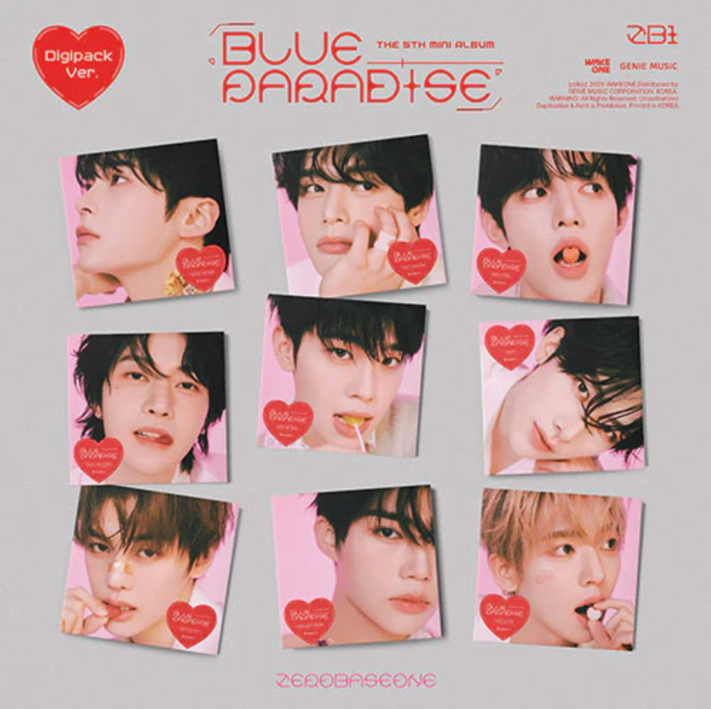 ZEROBASEONE - 5th Mini Album 'BLUE PARADISE' (Digipack Ver.)