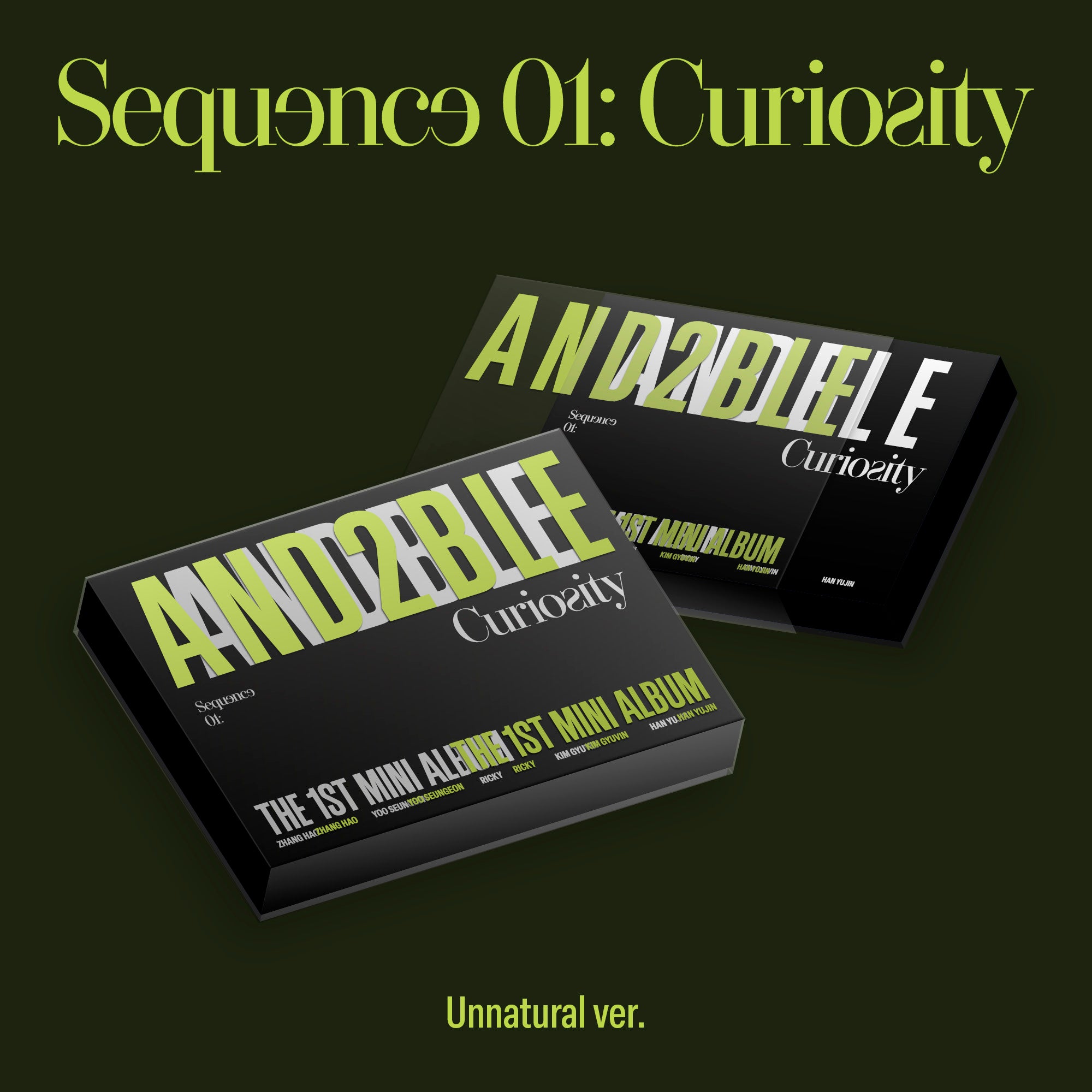 AND2BLE - 1st Mini Album 'Sequence 01: Curiosity' (Unnatural ver.)