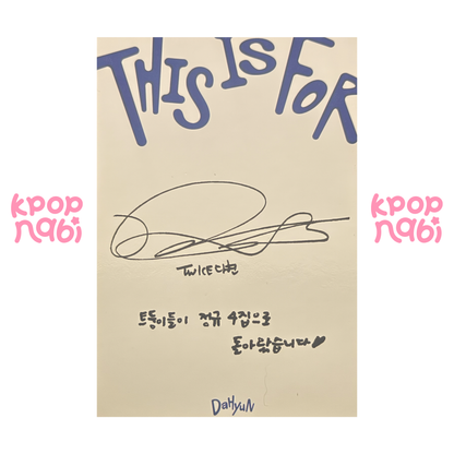 [PC] TWICE - Dahyun 'THIS IS FOR' (Standard ver.)