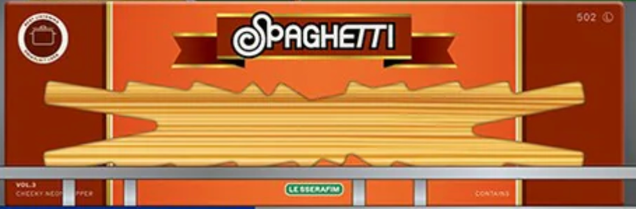 LE SSERAFIM - 1st Single Album 'SPAGHETTI'