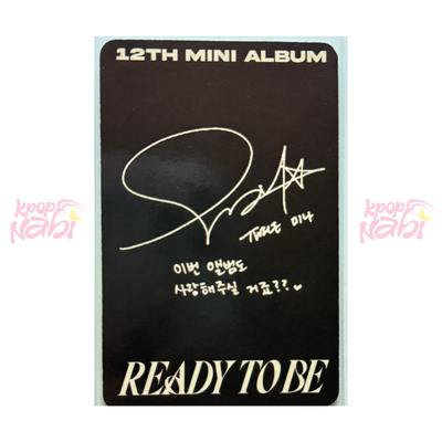 [PC] TWICE - Mina 'READY TO BE' (Standard ver.)