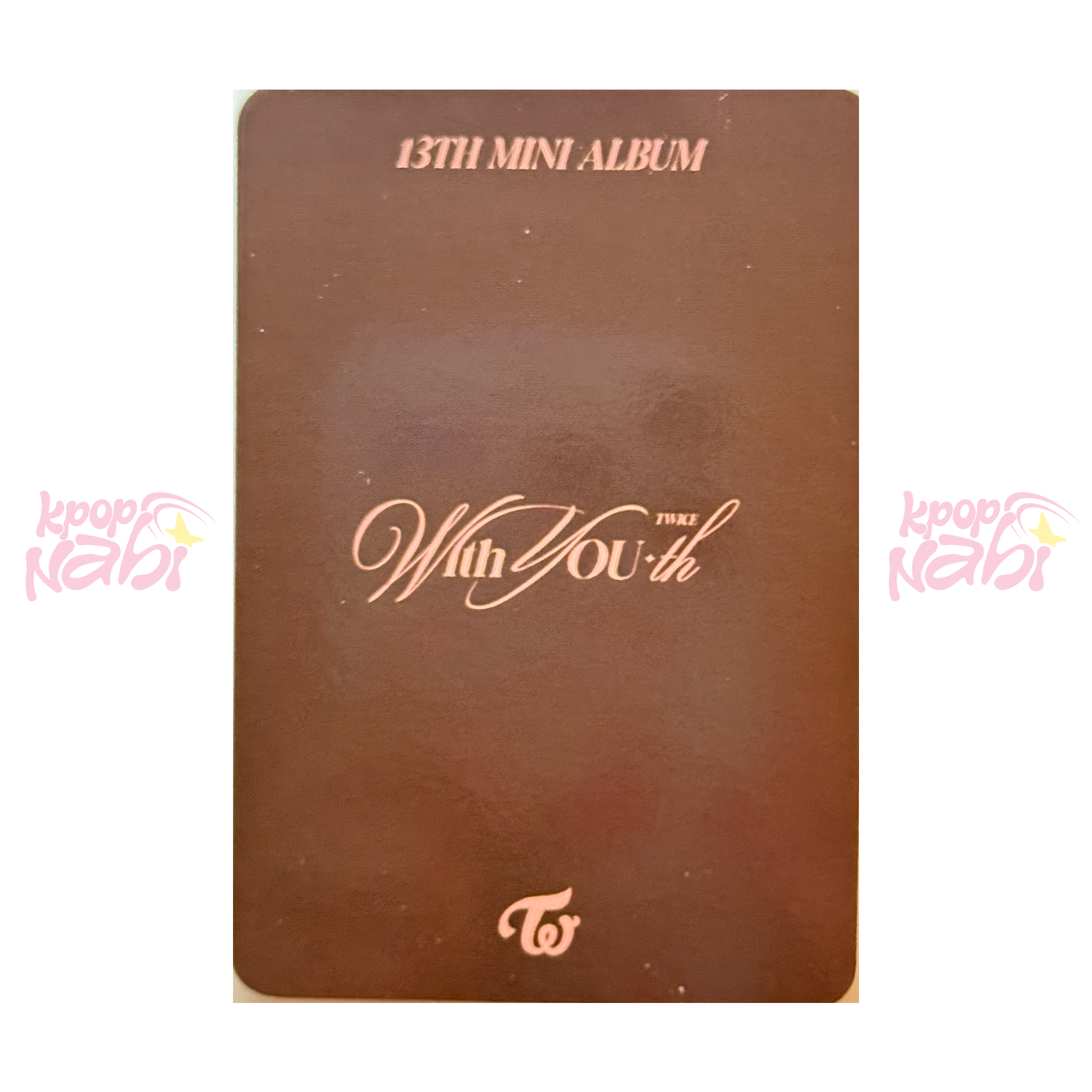 [PC] TWICE - Sana 'With YOU-th' WITHMUU POB (Digipack ver.)