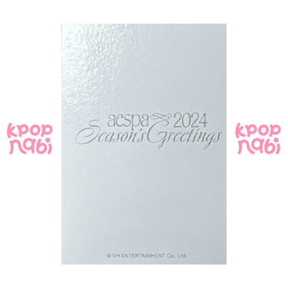 [PC] aespa - Giselle '2024 Season's Greetings' TRADING CARD SET #2