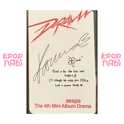 [PC] aespa - Karina 'DRAMA' B&N EXCLUSIVE
