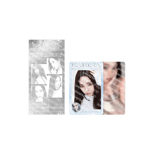 aespa - TRADING CARD SET / SYNK aeXIS LINE / Official Merchandise (X ver.)