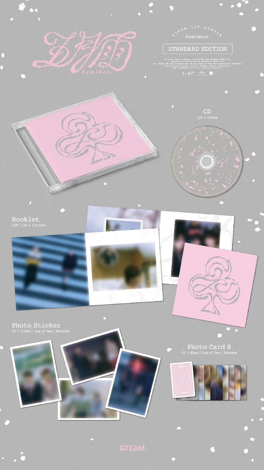 &TEAM - 1st Single Album 'Samidare'