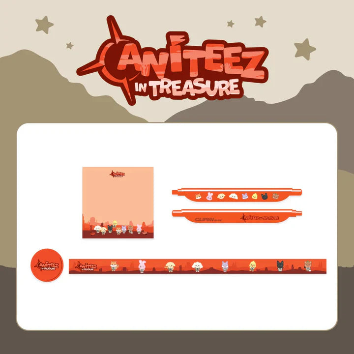 ATEEZ - 2025 Stationery Set / ANITEEZ IN TREASURE / Official Merchandise