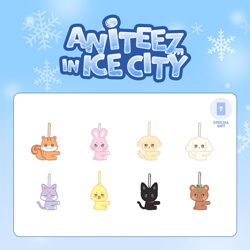 ATEEZ - 2024 ANITEEZ Plush Photocard Holder / ANITEEZ IN ICE CITY / Official Merchandise