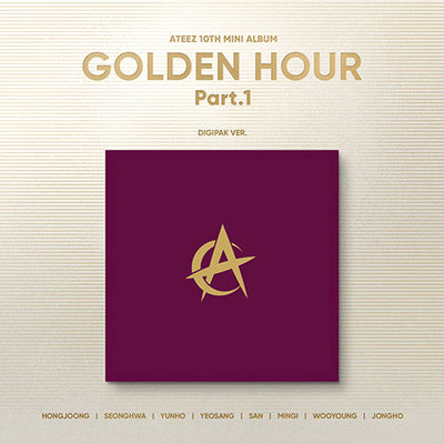 ATEEZ - 10th Mini Album 'GOLDEN HOUR : PART 1' (Digipack ver.)