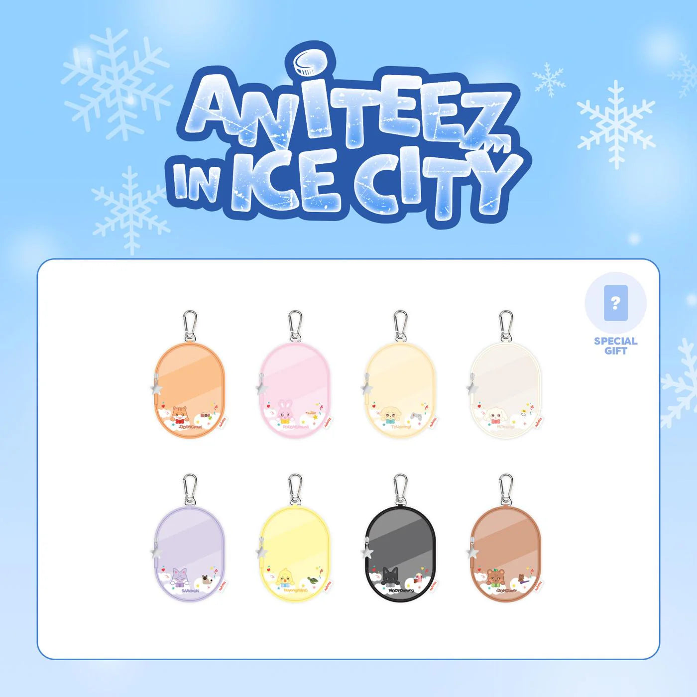 ATEEZ - 2024 ANITEEZ PVC Pouch KR ver. / ANITEEZ IN ICE CITY / Official Merchandise