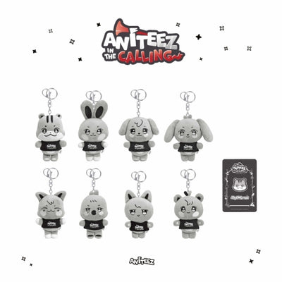 ATEEZ - Plush Keyring / ANITEEZ IN THE CALLING / Official Merchandise