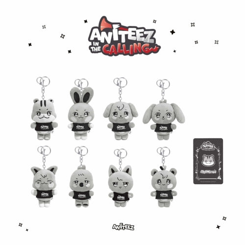 ATEEZ - Plush Keyring / ANITEEZ IN THE CALLING / Official Merchandise