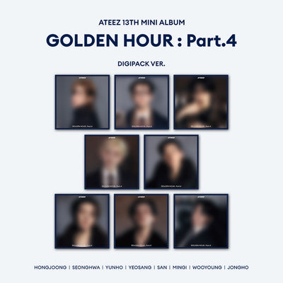 ATEEZ - 13th Mini Album 'GOLDEN HOUR : Part 4' (Digipack ver.)