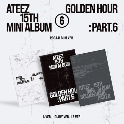 [PRE-ORDER] ATEEZ - 15th Mini Album 'GOLDEN HOUR : Part 6' (POCAALBUM ver.)
